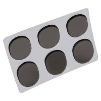 6Pcs Pegatinas De Silicona Para Batería Silenciador De Golpes Control De Sonido Accesorios Para Percusión Tamaño 3.1x2.4x0.36cm - details 14