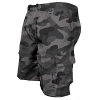 Shorts Tácticos Para Hombre Verano Casual Cargo Multibolsillos Cintura Elástica Pantalones De Trabajo Senderismo Loose Fit - details 3