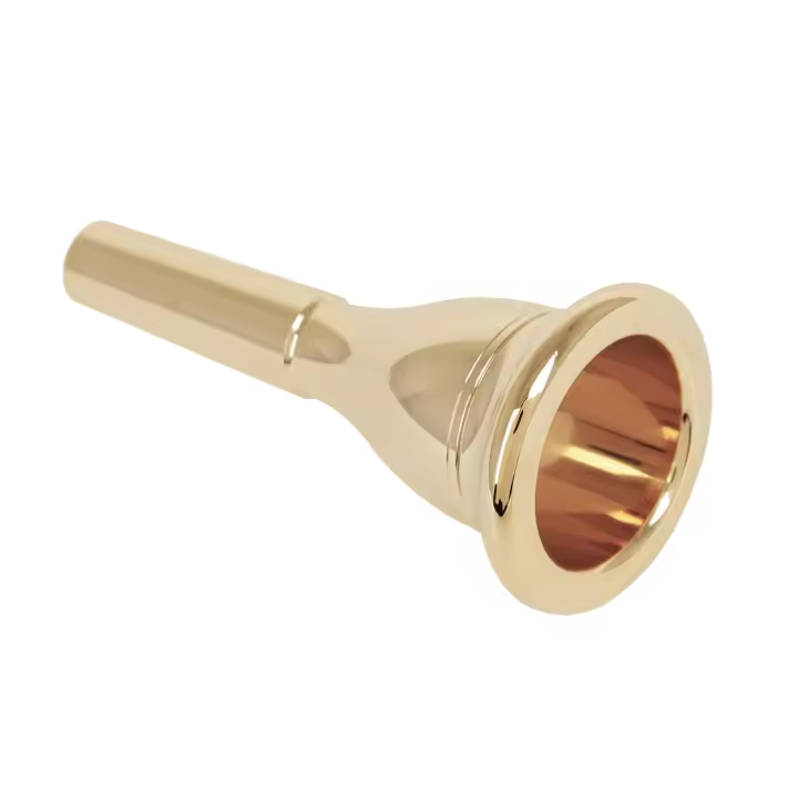 Boquilla De Tuba Duradera De Cobre Con Construcción De Latón Galvanizado Accesorio Musical Para Instrumentos De Música - 1
