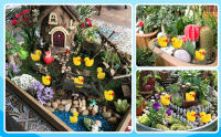 Mini Pato De Resina En Lote De 100/200 Pcs Para Decoración De Jardín Miniatura Set De Figuras Pequeñas Para Pastel DIY Y Juegos - details 5
