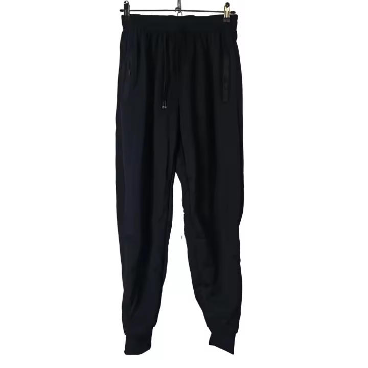 Pantalón Deportivo Hombre Casual, Chándal Fino Largo con Puños,  Cintura Elástica con Cordón Ajustable, 2 Bolsillos Cremallera - Primavera/Otoño - 155 - 1