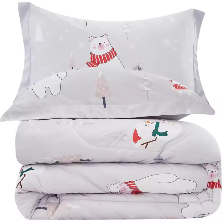Juego de edredón de Mariposa para Niños, Bonito juego de Cama reversible con estampado de lavava y Funda de almohada, ligero, transpirable, lavable a Máquina, 2 piezas - 1