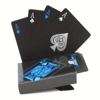 Cartas De Poker Illusionist De PVC Impermeables Diseño Aesteticamente Mejorado Duraderas Para Noches De Juego Fiesta Casino Y Familia - details 0