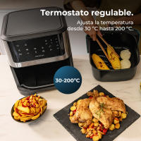 Freidora sin Aceite Cecotec Cecofry Supreme 8000 | Airfryer 8 Litros con Pantalla Táctil y Tecnología PerfectCook - details 2