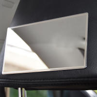 Espejo De Cosméticos Para Interior De Coche Universal De Acero Inoxidable Portátil Espejo De Maquillaje Para Visor Auto HD Decoración De Coche - details 5