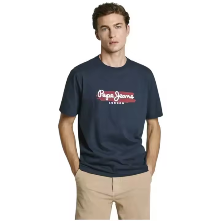 Camisetas marca Pepe Jeans modelo Pm509713-594 para hombre en color azul - 1