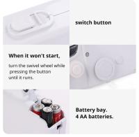 Mini Máquina De Coser Portátil Eléctrica Para Manualidades Y Reparaciones En Ropa Kit De Accesorios Incluido Para Tejidos - details 7