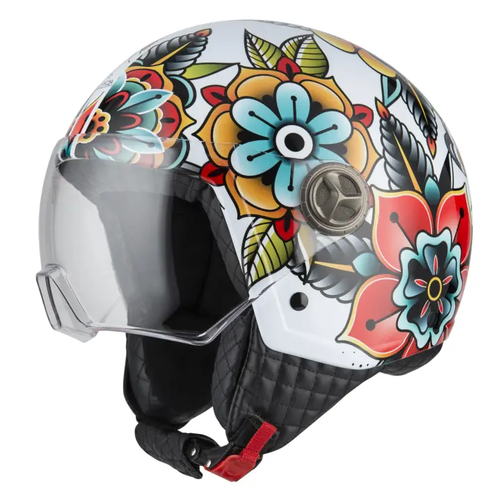 Casco de Moto Minijet Zeta 2 NZI - Clásico Moderno, Confortable, Ligero - 1