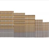 Juego de brocas HSS, 50 piezas Brocas helicoidales 1/1.5/2 / 2.5/3 mm Brocas de acero de alta velocidad Herramientas Brocas de titanio para madera Plástico Metal Aluminio Cobre - details 4