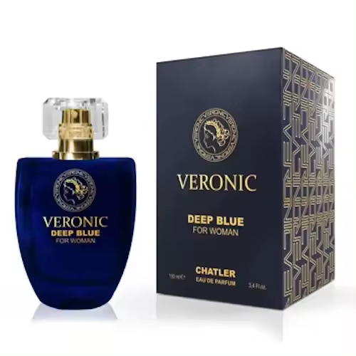 EAU DE PARFUM VERONIC DEEP BLUE WOMAN 100ML------SUPERTOP VENTAS----MARCA CHATLER----DURACIÓN LARGA 8 HORAS - 1