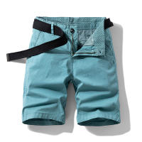 Shorts Casuales Para Hombres Algodón Puro Estilo Recto Moda Verano Pantalones Deportivos Trabajo Cinco Puntos Caballo - details 1