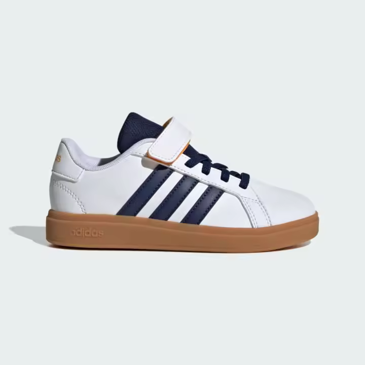 Zapatilla Kid Skate Adidas K-Grand Court V25 Blanco Marino Adzpkv2573Ad - 1