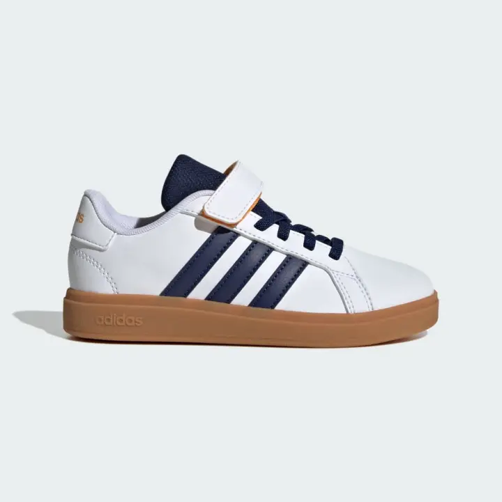 Zapatilla Kid Skate Adidas K-Grand Court V25 Blanco Marino Adzpkv2573Ad - 1