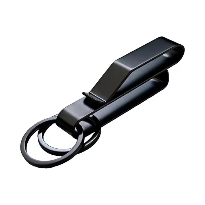 Gancho De Cinturón De Acero Inoxidable Para Llaves De Coche Clip De Llave Molle Herramientas De Exterior Correa De Bolsa - 1