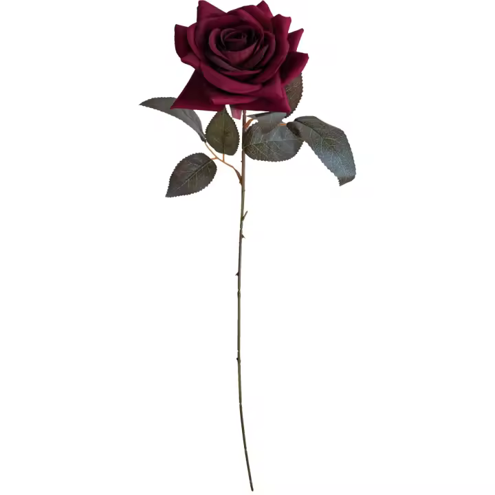 Poenia Arte Floral - Varas de Rosa Artificial 63cm - Pack de 3 - Decoración Floral - 1