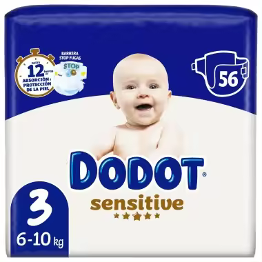 Pañales Dodot Sensitive Talla 3 (56 Uds.) Dodot - 1