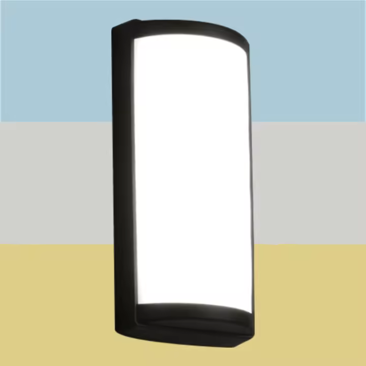 LED7 Aplique Pan Liso 20W Negro  CCT 3 Tonos de luz  / CCT-WL1104-BK - 1