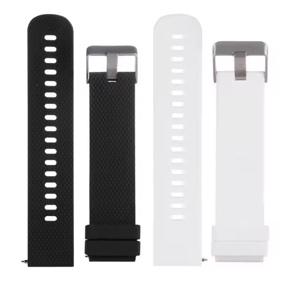 Pulsera para Garmin Vivoactive 3 / Vivomove HR negra y blanca - 1