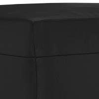 vidaXL Banco de cuero sintético negro 70x35x41 cm - details 4