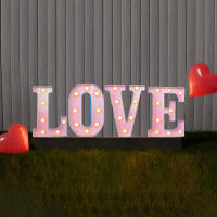 Adornos De Letras Para Día De San Valentín "AMOR" Decoración Para El Hogar Y Bares Regalo De Artesanía Para El Escritorio Decoración De Fiesta Proporciones De Imagen - details 31