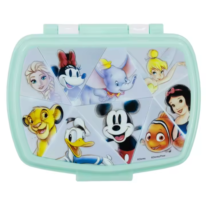Mr Popye Fiambrera Rectangular Almuerzo Infantil Diferentes Modelos Stitch Barbie Super Mario Disney Dragon Ball Minecraft Sonic Bluey Paw Patrol Spiderman Pokemon Minnie Mouse Mickey Peppa Pig Producto Oficial - 1