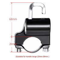 Cerradura De Manillar Para Motocicleta Anti-Robo Aleación De Aluminio Bloque De Freno De Barra Sólida Para ATV Bikes De Calle Y Tierra - details 8