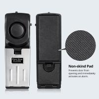 Sistema De Alarma Para Puertas Inalámbricas 2 Piezas 125dB Seguridad Doméstica Antirrobo Bloqueo De Puerta Portátil Alarmas De Presión - details 4