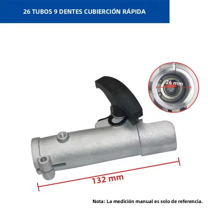Conector De Eje Para Cortacésped Y Trimmer Herramienta De Juntado De Cuchilla 26/28 Fuente De Alimentación Eléctrica - 1