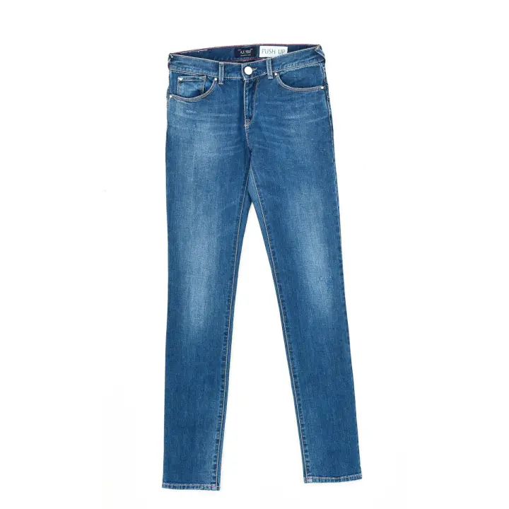 Armani-Pantalón Largo Tejano Corte Estrecho C5J23-5E para Mujer - 1