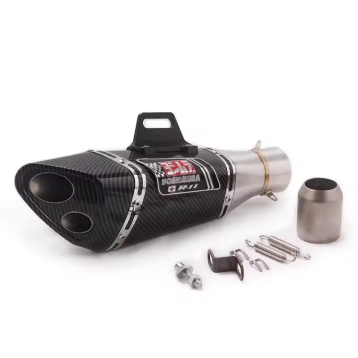 Pipe De Escape Universal Para Motocicleta 51MM Yoshimura R11 Modificado Escape Moto Compatible Con Z650 Z900 ER6N CBR1000RR YZF R1 R3 S1000RR Slip on - 1