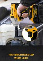 Llave De Impacto Sin Cable Dewalt DCF892 812N.m Torque Alto Three Speed Herramientas De Reparación Automotriz Con Motor Sin Escobillas 1/2 Pulgada - details 6