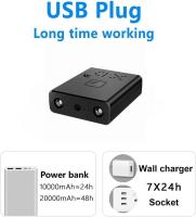 La cámara de seguridad ocultada radio de 4K Hd mini Wifi con el micrófono del App activó Secr interior/casero de la alarma - details 4