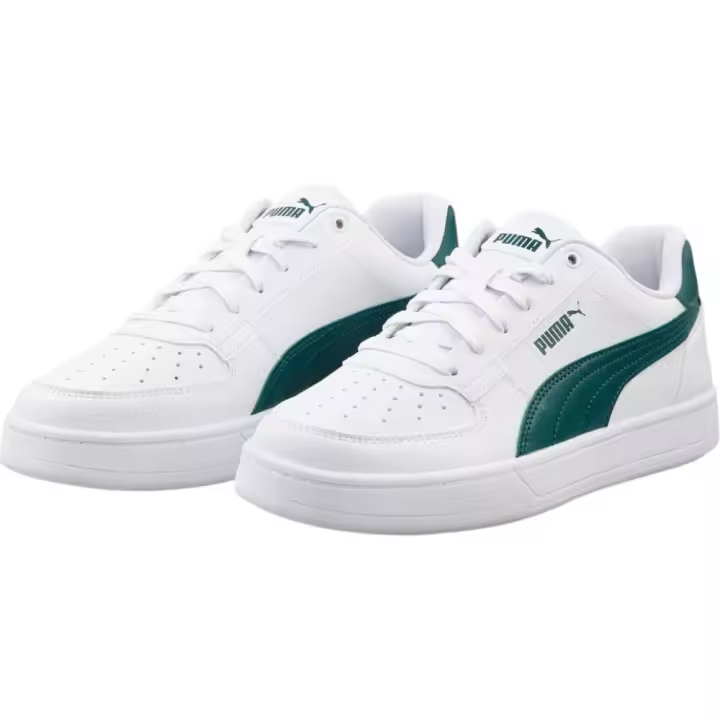 Zapatillas Puma Caven 2.0 Jr Blancas Verde 393837-35 Casual Junior - 1