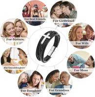 Pulsera Hombre, Pulseras Cuero Hombre, Pulsera Árbol De La Vida, Pulsera Hombre Acero Inoxidable, Regalos Para Hombre - details 3