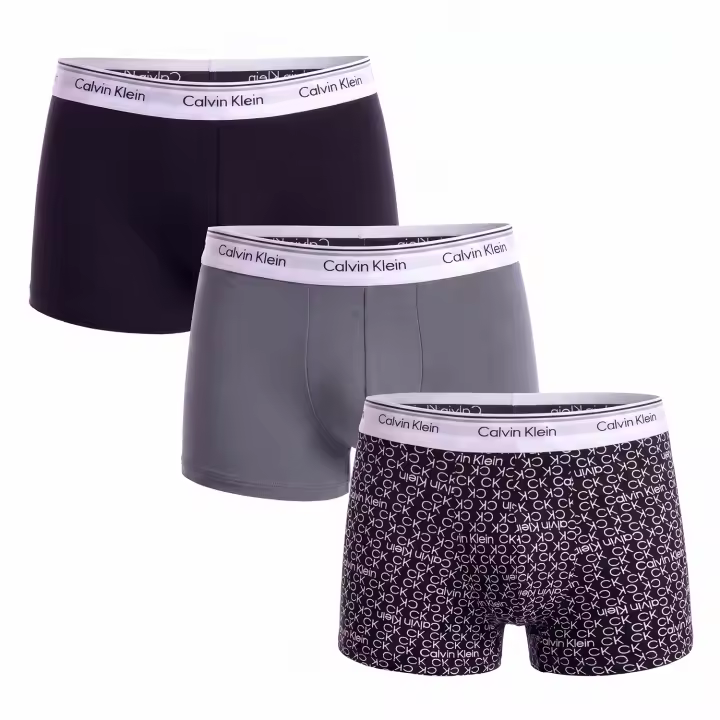 Calvin Klein-Pack 3 Bóxer Trunks Hombre Cotton Stretch Balance NP2817A - 1