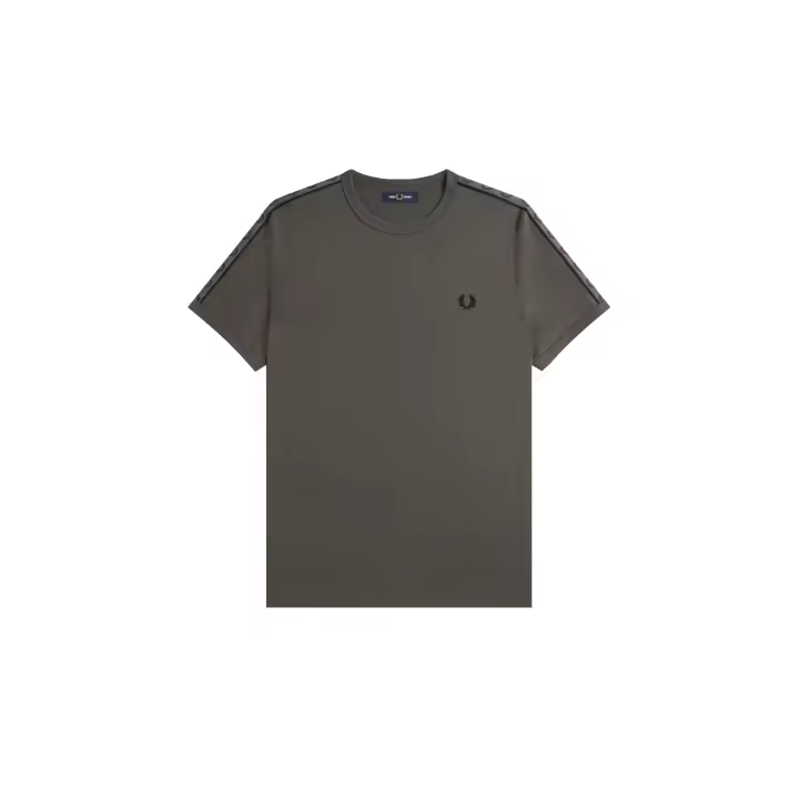 Fred Perry Taped Ringer T-Shirt Field Green / Field Green - 1