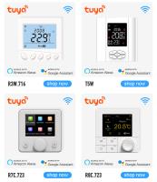 Termostato Inteligente WiFi Para Habitación Tuya Compatible Con Alexa Y Google Home Controlador Digital De Temperatura Programable Para Sistemas De Calentamiento Por Piso O Boilera - details 2