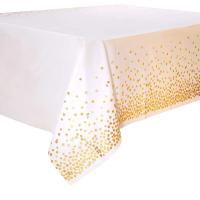 Mantel De Hielo Desechable Con Patrones Dorados Rosa Azul Negro Para Fiestas De Cumpleaños Y Bodas Material PE - details 6