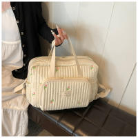 Bolso Grande Para Mamá Organizador De Bebé Maternidad Bolsa De Diaper Bordada Para Mujer Cruzable Hombro Viaje Al Hospital - details 11