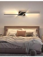Luz De Pared LED Moderna Minimalista En Negro Iluminación Interior Elegante Para Sala De Estar Dormitorio Pasillo Decoración De Luces Verticales Sencillas Y Elegantes - details 11