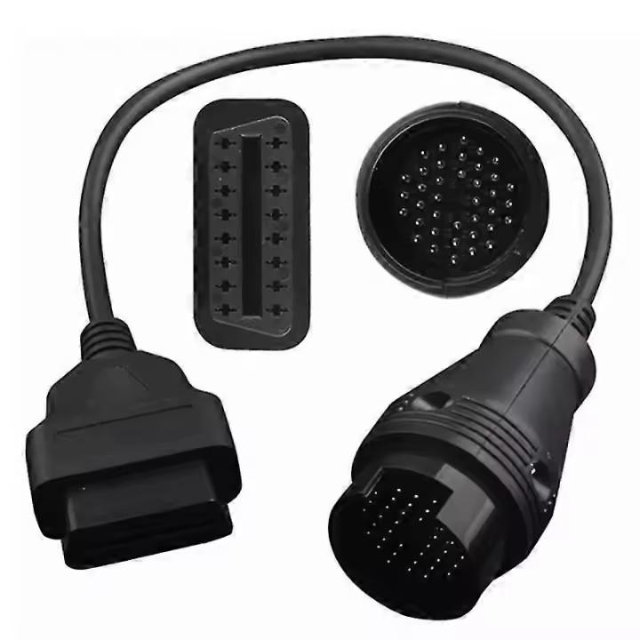Adaptador de diagnóstico OBD2 OBD II de 38 pines a 16 pines para Mercedes Benz MB, conector OBD de 38 pines. - 1