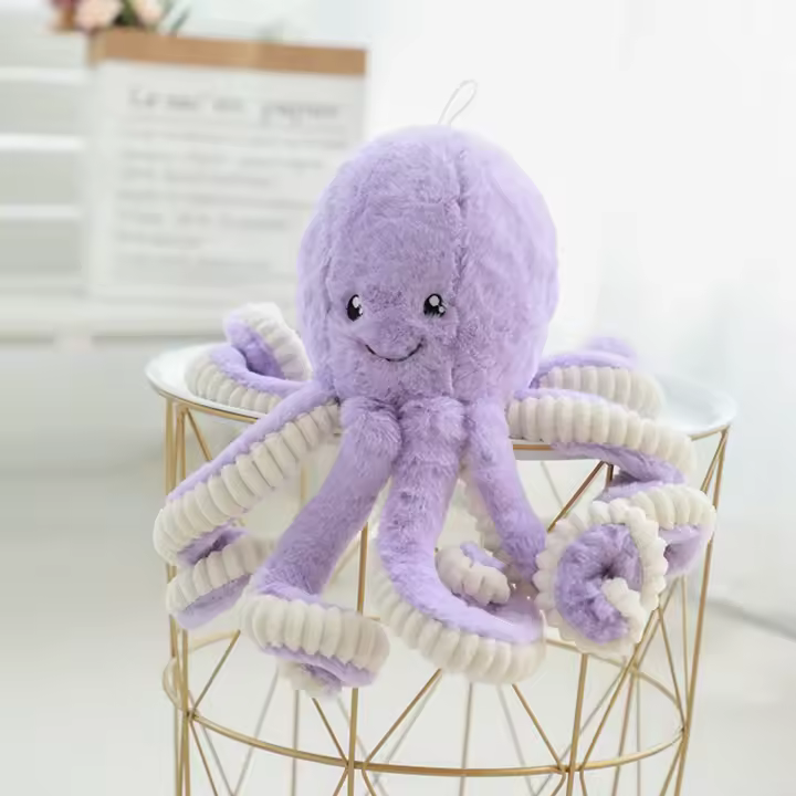 Octopus De 15cm Juguetes De Peluche Creativos Y Lindos Animales Marinos Para Niños Regalos De Cumpleaños Accesorios Del Hogar - 1