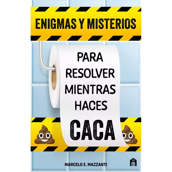 Libro ENIGMAS Y MISTERIOS PARA RESOLVER MIENTRAS HACES CACA Editorial MAGAZZINI SALANI - 1