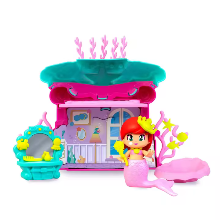 Figura Pinypon Casa del Mar de la Sirenita. 8 cm (Famosa PNY78000) - 1