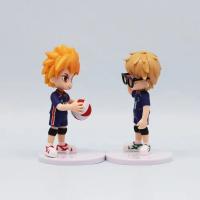 6 PCS Figuras De Acción Q Version Junior Voleibol 7.5cm Shoyo Hinata Sugawara Koushi Haikyu!! PVC Juguete Para Adolescentes - details 7