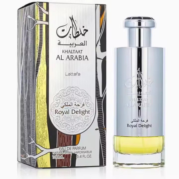 Lattafa Perfume Khaltaat Al Arabia Royal Delight (Silver) Eau de Parfum 100 ml - 1