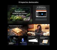 Tableta - HONOR MagicPad2 12GB+256GB, Black / Moonlight White, AMOLED 3K de 144 Hz, Pantalla AI Eye Comfort｜IA al nivel de un PC, Productividad Ultra Eficiente｜8s Gen 3, Chip Snapdragon IA - details 1