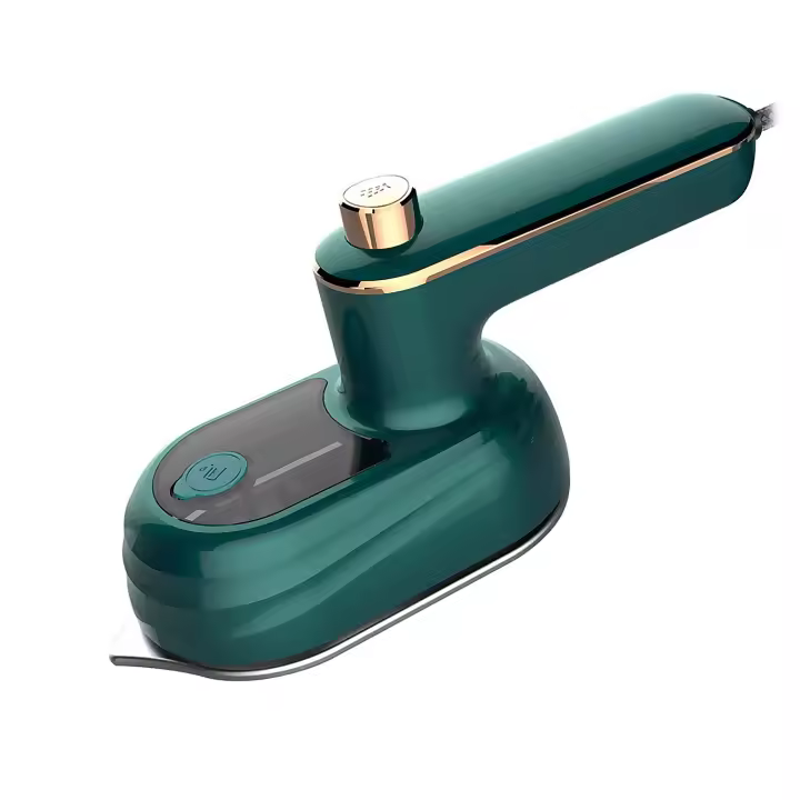 DAM. Mini plancha de viaje eléctrica portátil con sistema de vapor, incluye recipiente para llenar el depósito de 50ml. 13x7x9cm. - 1
