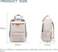 Mochila Mujer Hombre, Mochilas Escolares Juveniles Casual Bolsos Mochila Portatil 15,6 pulgadas with Bolso Antirobo para Viaje Trabajo Instituto - details 0