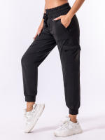Pantalones De Running Para Mujer Tallas Grandes Con Cierre De Cordón Material Poliéster Sueltos Y Cómodos Para El Invierno - details 6